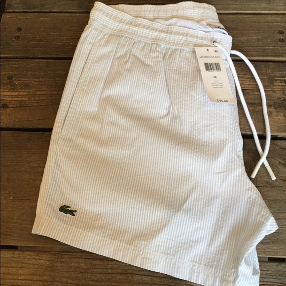 lacoste nylon shorts